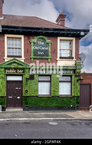 L'ancienne maison publique The Old Canal Inn, Shirley Avenue, Milton, Portsmouth, Hampshire, Angleterre, Royaume-Uni Banque D'Images