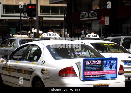 Taxi à Sydney, Australie, Nouvelle-Galles du Sud, Sydney Banque D'Images