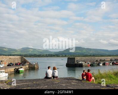 Port de Mullaghmore, comté de Sligo Banque D'Images