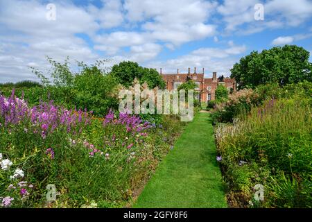 Helmingham Hall, près de Stowmarket, Suffolk, East Anglia, Angleterre, ROYAUME-UNI Banque D'Images