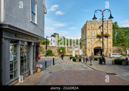 Porte de l'abbaye de bury St Edmunds Banque D'Images