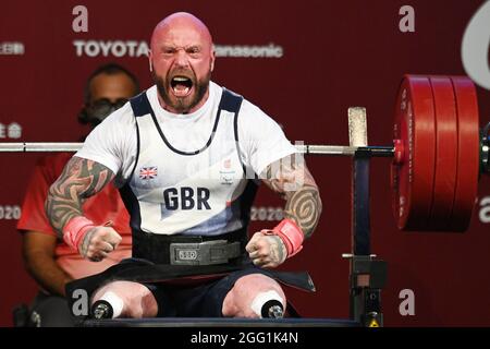 Tokyo, Japon. Crédit: MATSUO. 28 août 2021. YULE Micky (GBR) Powerlifting : 72 kg hommes pendant les Jeux paralympiques de Tokyo de 2020 au Forum international de Tokyo, Japon. Credit: MATSUO .K/AFLO SPORT/Alay Live News Banque D'Images