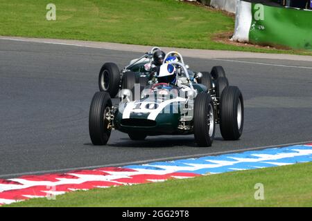 Charlie Martin, Cooper-Climax T53, Bob Gerard Memorial Trophée Race, voitures de course pré-1965, Bob Gerard Memorial Trophée Meeting, VSCC Formula Vinta Banque D'Images