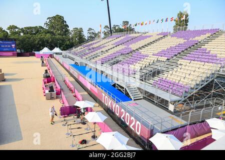 Tokyo, Japon. 28 août 2021. Vue générale tir à l'arc : Tokyo Jeux paralympiques de 2020 au champ de tir à l'arc du parc Yumenoshima à Tokyo, Japon . Credit: AFLO SPORT/Alay Live News Banque D'Images