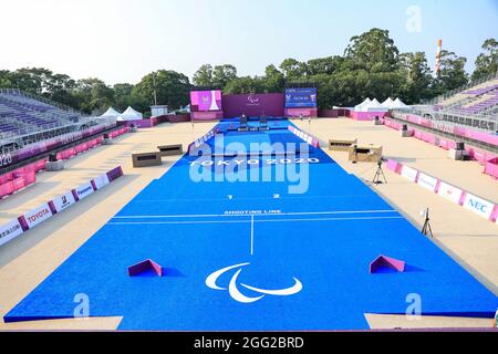 Tokyo, Japon. 28 août 2021. Vue générale tir à l'arc : Tokyo Jeux paralympiques de 2020 au champ de tir à l'arc du parc Yumenoshima à Tokyo, Japon . Credit: AFLO SPORT/Alay Live News Banque D'Images