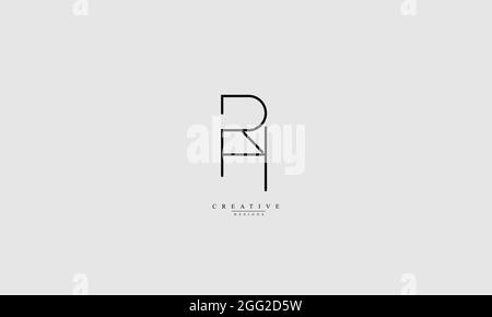 Logo RH RH R H Vector Illustration de Vecteur