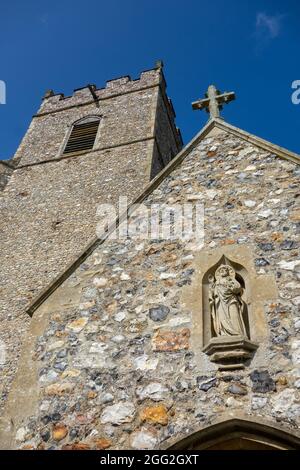 Église Bergh Apton Banque D'Images