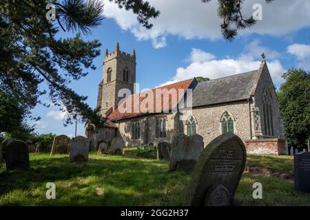 Église Saint-Pierre, Mundham Banque D'Images