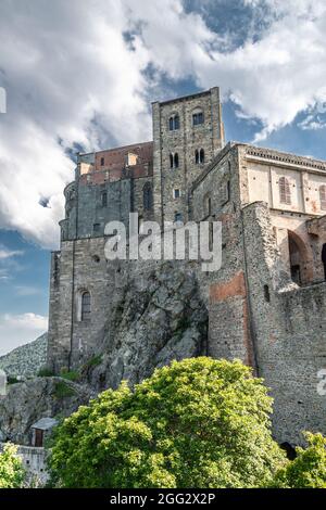 Sacra di San Michele (Abbaye Saint Michael's) Banque D'Images