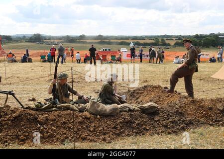 Tanks, Trucks and Firepower Show, Rugby, août 2021 - Banque D'Images