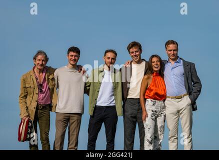 Photocall pour les acteurs et les acteurs du film Road Dance au Edinburgh International Festival, Écosse, Royaume-Uni Banque D'Images