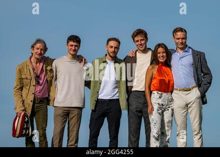 Photocall pour les acteurs et les acteurs du film Road Dance au Edinburgh International Festival, Écosse, Royaume-Uni Banque D'Images