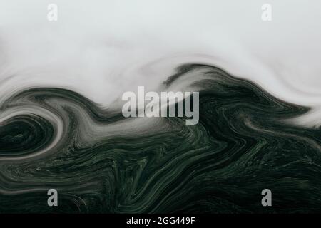 Aquarelle peinte à la main avec des peintures de couleur liquide mélangées. Peinture acrylique fluide abstraite. Art moderne. Arrière-plan abstrait en marbre luquide marbré. Banque D'Images