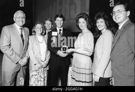 Austin Texas USA, vers 1988: Les cadres de compagnies d'assurance à la cérémonie de remise des prix. ©Bob Daemmrich Banque D'Images