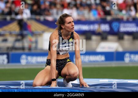 Elena VALLORTIGARA lors de l'IAAF Wanda Diamond League, Meeting de Paris Athlétisme le 28 août 2021 au stade de Charlety à Paris, France - photo Ann-Dee Lamour / CDP MEDIA / DPPI Banque D'Images