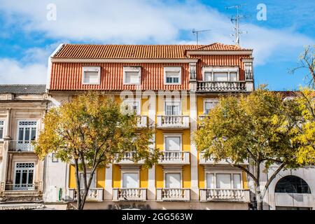 Belle maison à Alcobaca, Portugal Banque D'Images