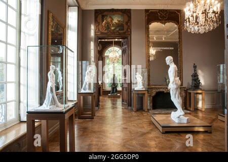 FRANCE. PARIS (7ÈME ARRONDISSEMENT). MUSÉE RODIN. HALL DES MONUMENTS PUBLICS Banque D'Images