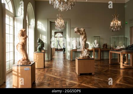 FRANCE. PARIS (7ÈME ARRONDISSEMENT). MUSÉE RODIN. SALLE DE L'ÉLARGISSEMENT ET DE LA FRAGMENTATION Banque D'Images