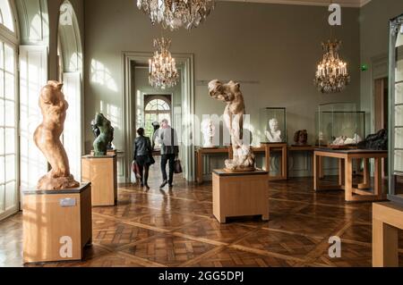 FRANCE. PARIS (7ÈME ARRONDISSEMENT). MUSÉE RODIN. SALLE DE L'ÉLARGISSEMENT ET DE LA FRAGMENTATION Banque D'Images