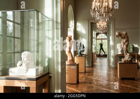FRANCE. PARIS (7ÈME ARRONDISSEMENT). MUSÉE RODIN. SALLE DE L'ÉLARGISSEMENT ET DE LA FRAGMENTATION Banque D'Images