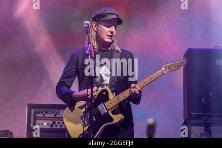 Manic Street Preachers au Victorious Festival 2021, Portsmouth, Hampshire, Royaume-Uni. 28 août 2021. Crédit : Charlie Raven Banque D'Images