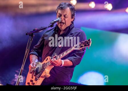 Manic Street Preachers au Victorious Festival 2021, Portsmouth, Hampshire, Royaume-Uni. 28 août 2021. Crédit : Charlie Raven Banque D'Images