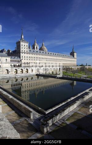 Monastère de San Lorenzo de El Escorial, Espagne Banque D'Images