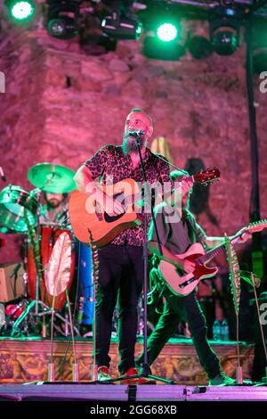 Almunecar, Espagne, 28 août 2021, Eskorzo - concert © ifnm press / Alamy Live News Banque D'Images