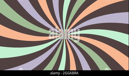 Arrière-plan du cirque avec des rayons. Élément de l'affiche du festival. Effet de soleil de dessin animé rétro. Modèle de circulaire de carnaval abstrait. Bannière vintage Vector Illustration de Vecteur