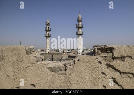 Illustration dans la deuxième ville irakienne de Mossoul, dans la province de Ninive, au nord du pays, le 29 août 2021. Photo par Eliot Blondt/ABACAPRESS.COM. Banque D'Images