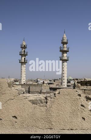 Illustration dans la deuxième ville irakienne de Mossoul, dans la province de Ninive, au nord du pays, le 29 août 2021. Photo par Eliot Blondt/ABACAPRESS.COM. Banque D'Images