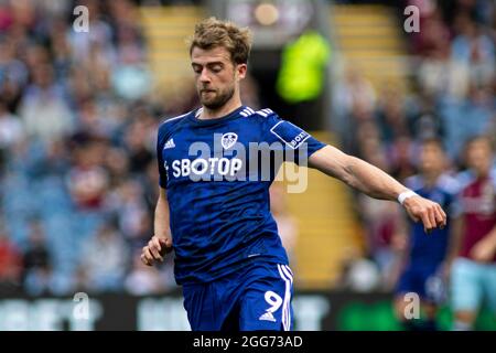 Burnley, Royaume-Uni. 29 août 2021. Patrick Bamford, de Leeds, s'est Uni en action. Premier League Match, Burnley et Leeds Utd au Turf Moor de Burnley, Lancs, le dimanche 29 août 2021. Cette image ne peut être utilisée qu'à des fins éditoriales. Utilisation éditoriale uniquement, licence requise pour une utilisation commerciale. Aucune utilisation dans les Paris, les jeux ou les publications d'un seul club/ligue/joueur. photo de Lewis Mitchell/Andrew Orchard sports Photography/Alamy Live News crédit: Andrew Orchard sports Photography/Alamy Live News Banque D'Images