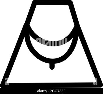 Sac à main simple, illustration d'icône, vecteur sur fond blanc Illustration de Vecteur