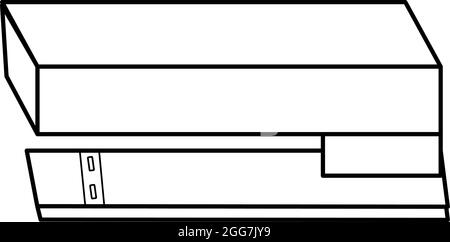 Agrafeuse de bureau, illustration d'icône, vecteur sur fond blanc Illustration de Vecteur