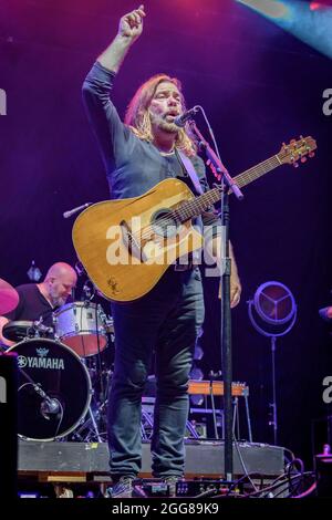 Le 28 août 2021, Toronto, Ontario, Canada : le musicien et acteur canadien Alan Doyle a présenté un spectacle complet à la scène Budweiser à Toronto, au Canada. En photo: ALAN DOYLE (Credit image: © Angel Marchini/ZUMA Press Wire) Banque D'Images