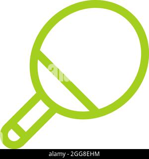 Ping pong raquette, illustration, vecteur sur fond blanc. Illustration de Vecteur