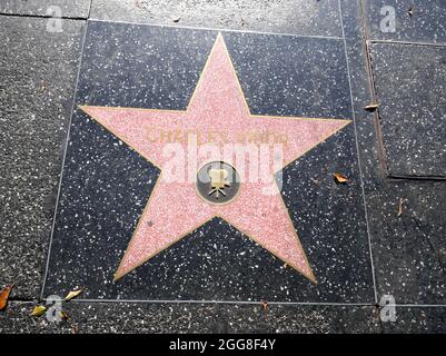 Hollywood, Californie, États-Unis 26 août 2021 UNE vue générale de l'atmosphère de l'étoile du réalisateur Charles-de-la-vile sur le Hollywood Walk of Fame le 26 août 2021 à Hollywood, Californie, États-Unis. Photo par Barry King/Alay stock photo Banque D'Images