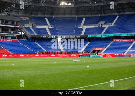 Harrison, États-Unis. 29 août 2021. Vue intérieure du stade du NJ/NY Gotham F.C contre Orlando Pride au Red Bull Arena de Harrison, New Jersey crédit: SPP Sport Press photo. /Alamy Live News Banque D'Images