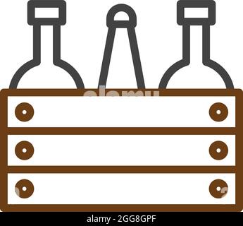 Trois bouteilles de vin, illustration, vecteur sur fond blanc. Illustration de Vecteur