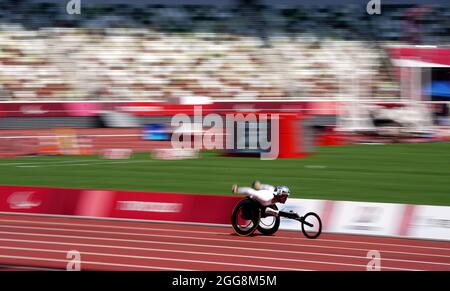 Participe au XXXX au stade olympique au cours du sixième jour des Jeux paralympiques de Tokyo de 2020 au Japon. Date de la photo: Lundi 30 août 2021. Banque D'Images