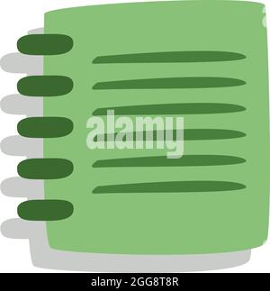 Notes de journalisme, illustration, vecteur, sur fond blanc. Illustration de Vecteur