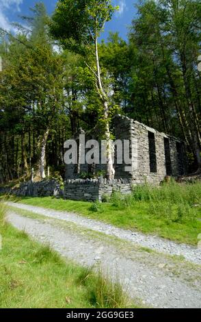 Chapelle méthodiste calviniste dans la vallée de Ralltgoed Banque D'Images