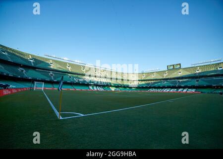 Vue générale pendant le championnat d'Espagne la Liga football match entre Real Betis Balompie et Real Madrid le 28 août 2021 au stade Benito Villamarin à Séville, Espagne - photo Joaquin Corchero / Espagne DPPI / DPPI Banque D'Images