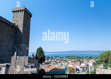 Bolsena village médiéval Latium Italie Banque D'Images