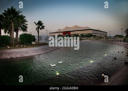 Qatar 2022 coupe du monde de football ouverture Stedium Al Bayt Stadium Banque D'Images