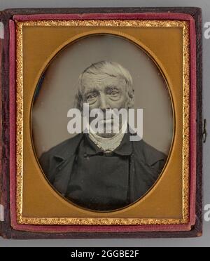 Sans titre (Portrait d'un homme), 1855. Une œuvre faite de daguerréotype. Banque D'Images