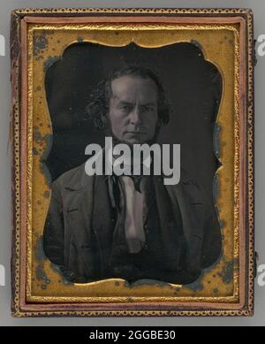Sans titre (Portrait d'un homme), 1855. Une œuvre faite de daguerréotype. Banque D'Images