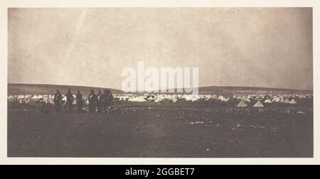 Picquet House, colline Cathcart, des quartiers généraux de Bosquet, 1855. Une œuvre en papier salé, tirée de l'album "photographies du siège de la guerre en crimée" (1856). Banque D'Images