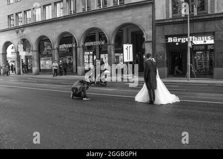 Marchés de Pâques à Berlin Allemagne Banque D'Images