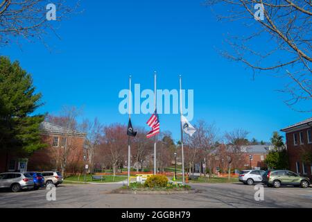 Middlesex Community College entrée principale au 591 Springs Road dans la ville de Bedford, Massachusetts ma, États-Unis. Banque D'Images